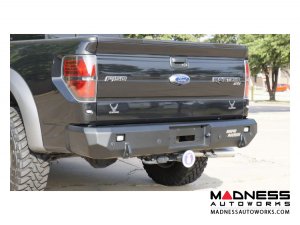 Ford F-150 Stealth Rear Winch Bumper - Texture Black WARN M8000 Or 9.5xp